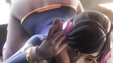 Overwatch D.va pov suck balls - (Fpsblyck)