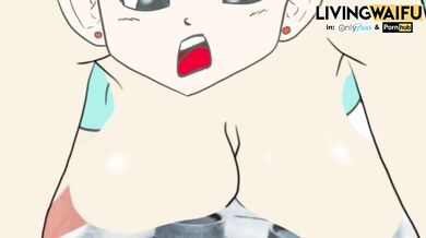 DRAGON BALL Z 2D Real Anime Waifu BULMA Big Japanese Ass Booty MILF Cosplay Hentai porn sex xxx GT