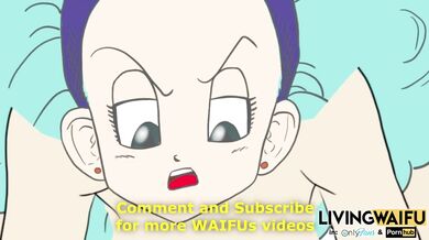 DRAGON BALL Z 2D Real Anime Waifu BULMA Big Japanese Ass Booty MILF Cosplay Hentai porn sex xxx GT