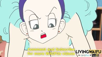 DRAGON BALL Z 2D Real Anime Waifu BULMA Big Japanese Ass Booty MILF Cosplay Hentai porn sex xxx GT