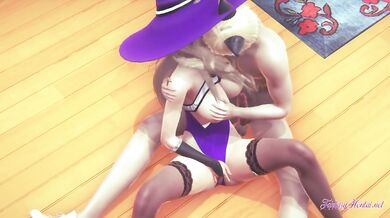 Genshin Impact Hentai - Lisa fingering and squirting