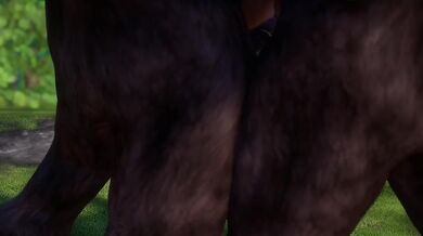 Furry gangbang | double anal and cunnilingus | wild life