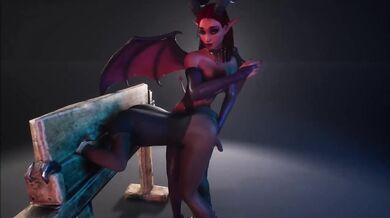 Succubus sucks him dry