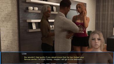 Liza’s Story Old Guy Fucks A Dirty Girl In Front Her Fiance-Ep 8