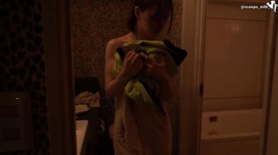 性欲旺盛女子の汗だくFカップをもみもみおじさんの精子を大量に注ぎ込む（個人撮影、日本人、素人）