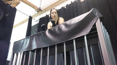 Dominatrix Mara's Leather Cage Bed Fantasy [BDSM Kinky POV]