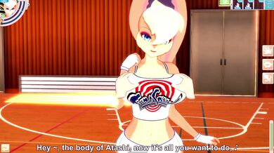 3D/Anime/Hentai: Lola Bunny bounce on a big cock and loves it !! (POV)