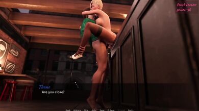 Fetish Locator Week 1 Part 13 (READ ALOUD with in game voice & sounds) Fucking Barista Nora