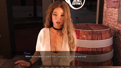 Fetish Locator Week 1 Part 13 (READ ALOUD with in game voice & sounds) Fucking Barista Nora