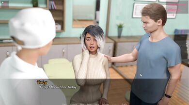 Fetish Locator Week 2 Part 20 (READ ALOUD w in game voices & sound) Nora uses strap-on to fuck Polly