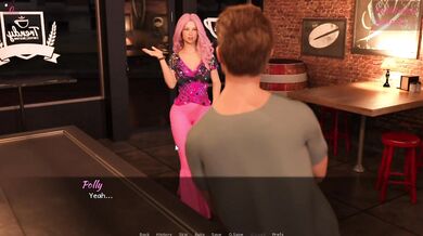 Fetish Locator Week 2 Part 20 (READ ALOUD w in game voices & sound) Nora uses strap-on to fuck Polly