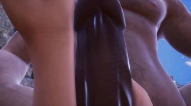 3d Animation Facefuck whith big cock Part 3