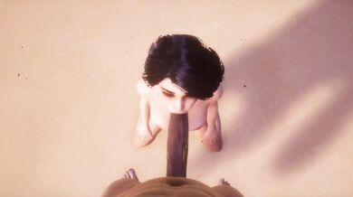 3d Animation Facefuck whith big cock Part 3
