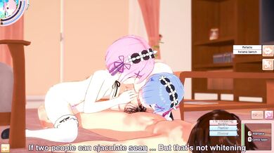 3D/Anime/Hentai. Re:ZERO Starting Life in Another World: Rem & Ram fucked in threesome!!!