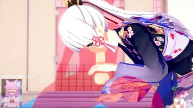Ayaka Gets Fat Creampie | Genshin Impact | 3D Porn Hentai