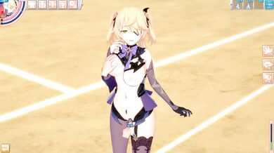 [Hentai Game Koikatsu! ]Have sex with Big tits Genshin Impact Fischl.3DCG Erotic Anime Video.