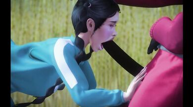 Female Contestant Gets Tight Pussy Fucked by BBC Guard (Squid Game Parody) - Second Life