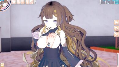 [Hentai Game Koikatsu! ]Have sex with Big tits Anya Melfissa.3DCG Erotic Anime Video.