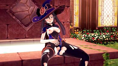 MONA COWGIRL AND DOGGYSTYLE GENSHIN IMPACT (3D HENTAI)