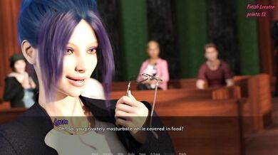 Fetish Locator Week 2 Part 4 (READ ALOUD w/ in game sounds & noise) Submissive Lyssa gives blowjob