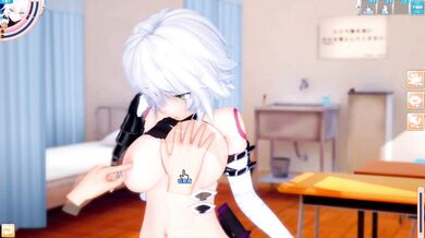 [Hentai Game Koikatsu! ]Have sex with Fate Big tits Jack the Ripper.3DCG Erotic Anime Video.