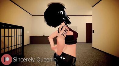FUTANARI Personal Trainer Stretching till she moans (ANAL) VRChat