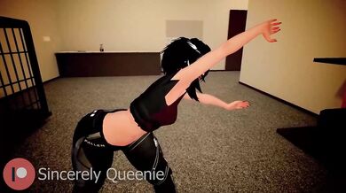 FUTANARI Personal Trainer Stretching till she moans (ANAL) VRChat