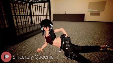 FUTANARI Personal Trainer Stretching till she moans (ANAL) VRChat