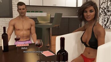 The Adventurous Couple:Playing Strip Poker With His Wife and Her Boyfriend-S2E32