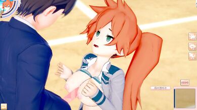 [Hentai Game Koikatsu! ]Have sex with Big tits My Hero Academia Itsuka Kendo.3DCG Erotic Anime Video