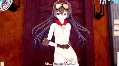 3D/Anime/Hentai.Genshin Impact: Amber orgasms over and over from Diluc's big dick !!