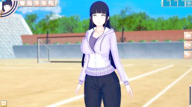 [Hentai Game Koikatsu! ]Have sex with Big tits Naruto Hinata Hyuga.3DCG Erotic Anime Video.
