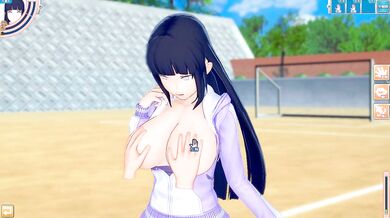 [Hentai Game Koikatsu! ]Have sex with Big tits Naruto Hinata Hyuga.3DCG Erotic Anime Video.