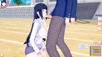 [Hentai Game Koikatsu! ]Have sex with Big tits Naruto Hinata Hyuga.3DCG Erotic Anime Video.