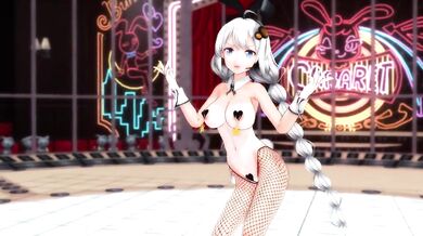 Hentai MMD - Snapping 紲星あかり 日燒逆バニー (Hazy)