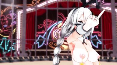 Hentai MMD - Snapping 紲星あかり 日燒逆バニー (Hazy)