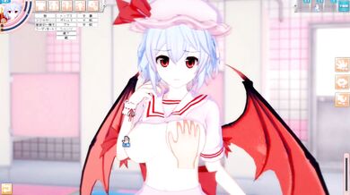 [Hentai Game Koikatsu! ]Have sex with Touhou Big tits Remilia. 3DCG Erotic Anime Video.