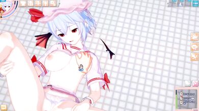 [Hentai Game Koikatsu! ]Have sex with Touhou Big tits Remilia. 3DCG Erotic Anime Video.