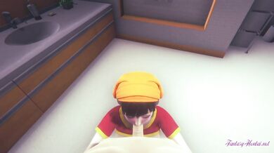 Dragon Ball Hentai - POV Pan boobjob, blowjob and fucked