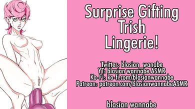Surprising Trish with Lingerie! | blasian wannabe ASMR on YT
