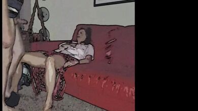 Early Cartoon Video of Agness and Brett's Love Happening