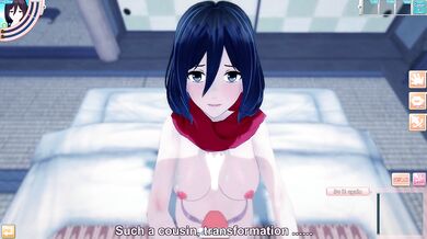 3D/Anime/Hentai. Attack on Titan: Ackerman Mikasa gets fucked!!