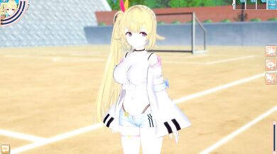 [Hentai Game Koikatsu! ]Have sex with Big tits Vtuber Hoshikawa Sara.3DCG Erotic Anime Video.