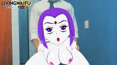 21 YEARS Hentai version of RAVEN #3 doggystyle Anime REAL Waifu Japanese Animation Big Ass cosplay