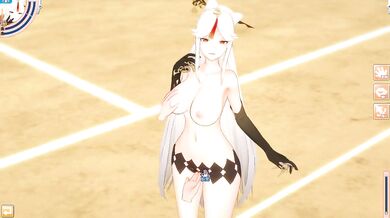 [Hentai Game Koikatsu! ]Have sex with Big tits Genshin Impact Ninguang.3DCG Erotic Anime Video.