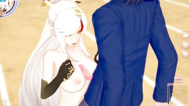 [Hentai Game Koikatsu! ]Have sex with Big tits Genshin Impact Ninguang.3DCG Erotic Anime Video.