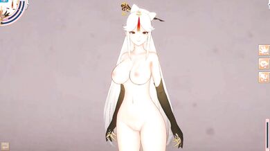 [Hentai Game Koikatsu! ]Have sex with Big tits Genshin Impact Ninguang.3DCG Erotic Anime Video.