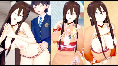 [Hentai Game Koikatsu! ]Have sex with Big tits Naruto,Boruto Hanabi Hyūga.3DCG Erotic Anime Video.