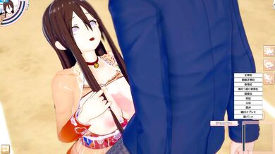 [Hentai Game Koikatsu! ]Have sex with Big tits Naruto,Boruto Hanabi Hyūga.3DCG Erotic Anime Video.