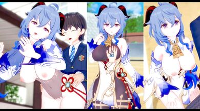 [Hentai Game Koikatsu! ]Have sex with Big tits Genshin Impact Ganyu.3DCG Erotic Anime Video.